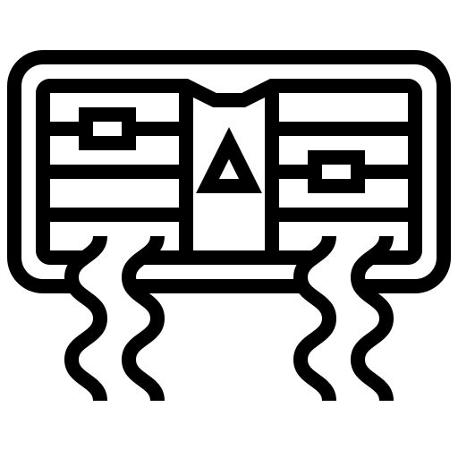 Air, conditioning, cool, machine icon