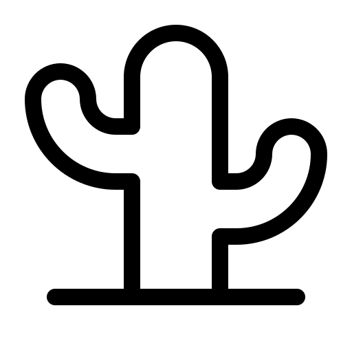 Cactus, light icon