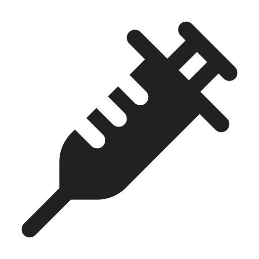 Ic, fluent, syringe, filled icon