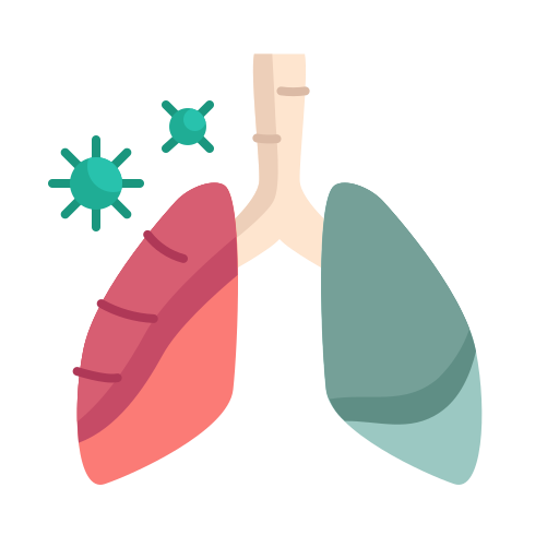 Corona, coronavirus, covid, health, hygiene, lung, protect icon
