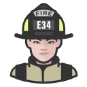 Coronavirus,Female,Firefighter,White