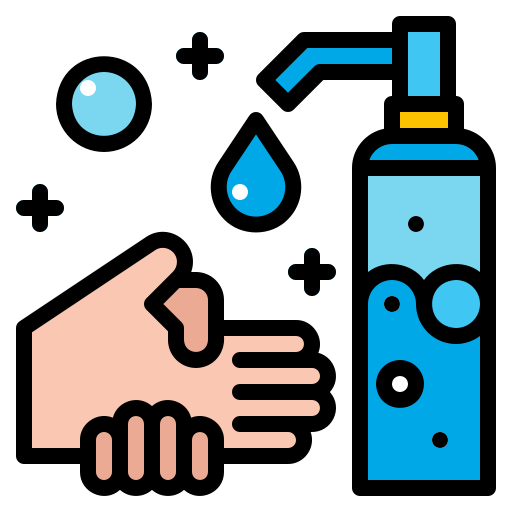 Clean, coronavirus, gel, hand, hygiene, sanitizer icon