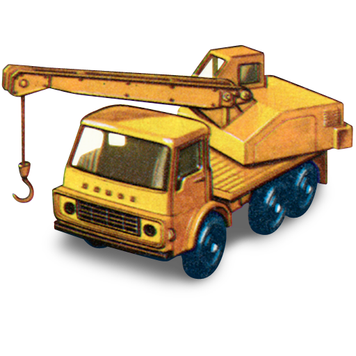 Crane, dodge, truck icon