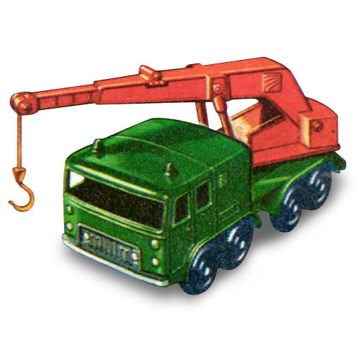 Crane, wheel, truck icon