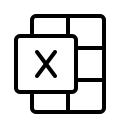 Microsoft,Excel,Logo,Thin