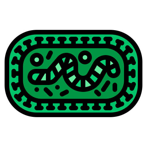 Bacteria, science, smallpox, structure, virus icon