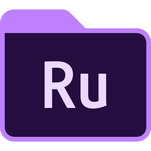 Adobe, folder, premiere, rush icon