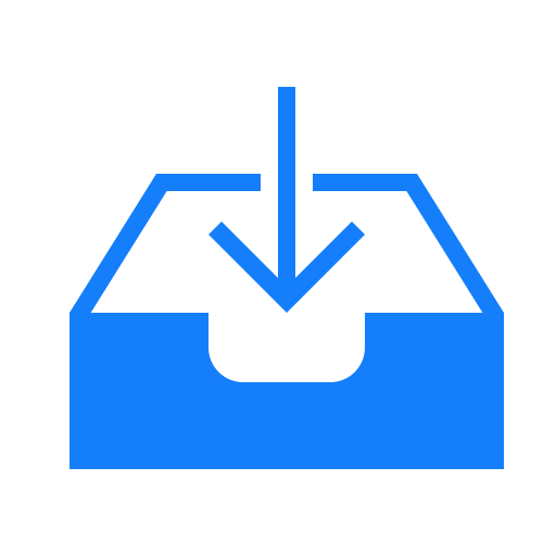 Download, inbox icon
