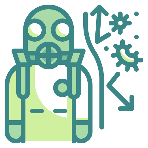 Bacteria, chemical, diagnosis, lab, research, scientist, virus icon