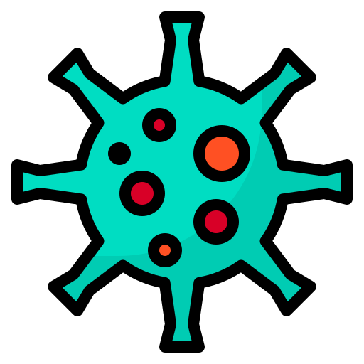 Bacteria, cell, infection, virus, coronavirus, covid-19 icon