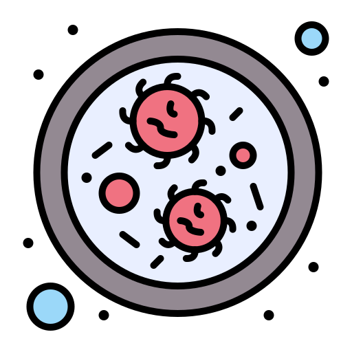 Bacteria, germs, virus icon