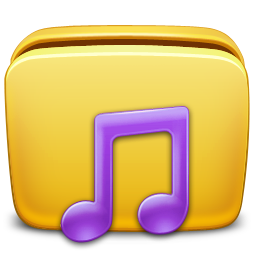 Folder, music icon