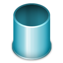 Trash, empty icon