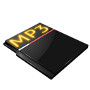 Mp3, file, sound icon