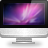 Mac, with, wallpaper icon