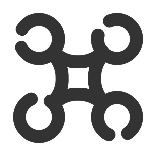 Airdrone, copter, drone icon