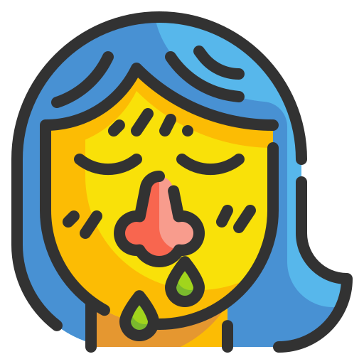 Bacteria, infect, mucus, nose, patient, snot, virus icon