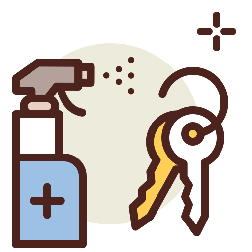 Coronavirus, covid19, disinfect, health, keys, quarantine, sars icon