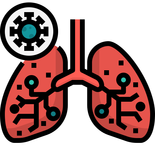 Anatomy, healthcare, hospital, lung, organ, coronavirus, covid19 icon