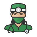 Asian,Coronavirus,Female,Surgeon