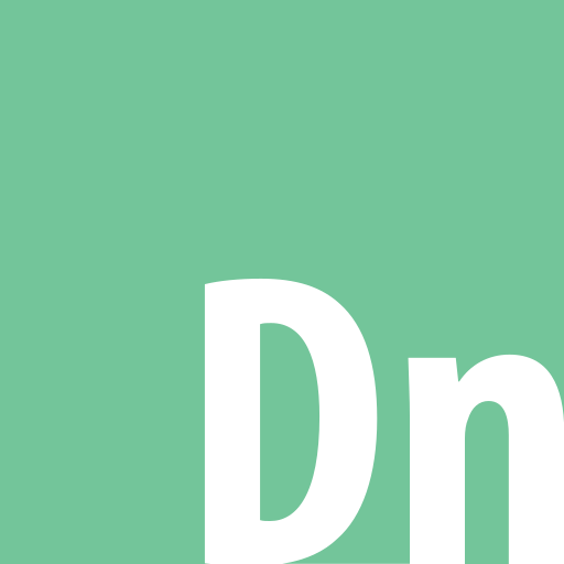 Adobe, dimension, square icon