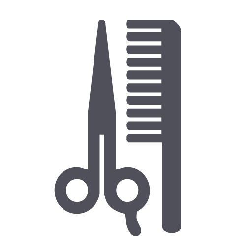 Cut, hair, hairdresser, salon, scissors icon