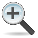 Gtk, zoom, in icon