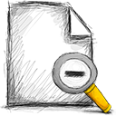 File, zoom, out icon