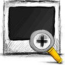 Photo, zoom, in icon