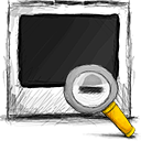 Photo, zoom, out icon