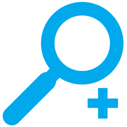 Zoom, in icon