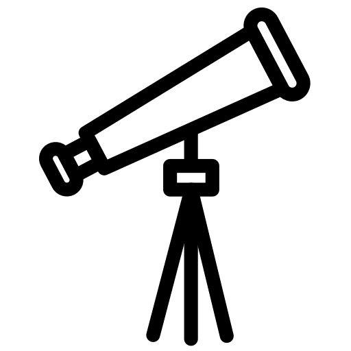 Binoculars, search, view, vision, zoom icon