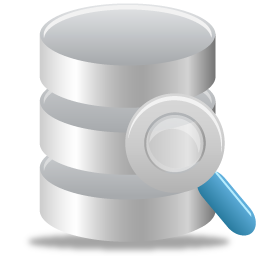 Database, search icon