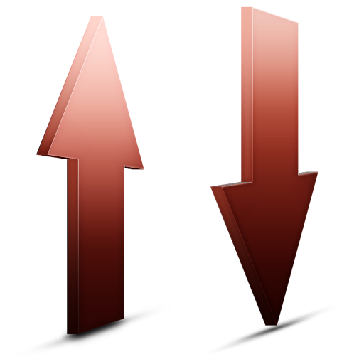 Rouge, transfert icon