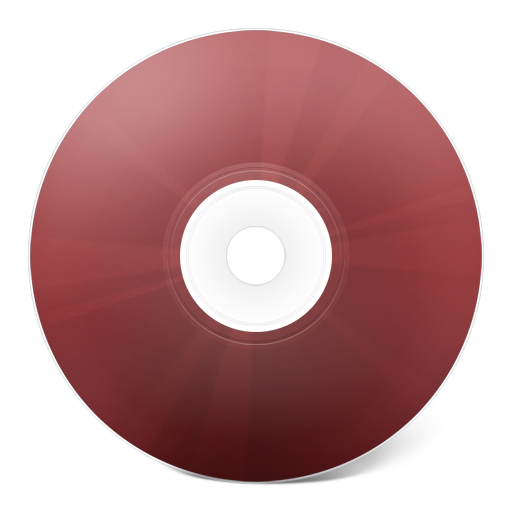 Cd, rouge icon