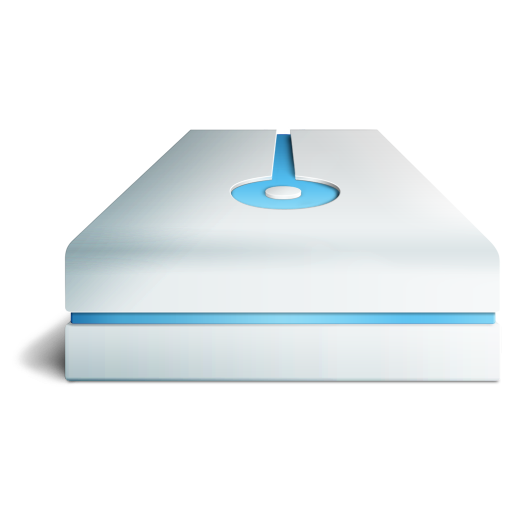 Bleu, hdd icon