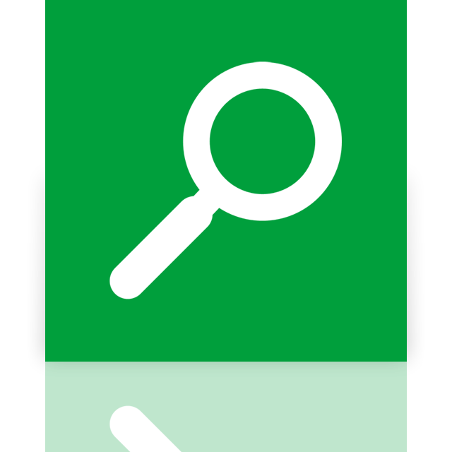 Mirror, search icon