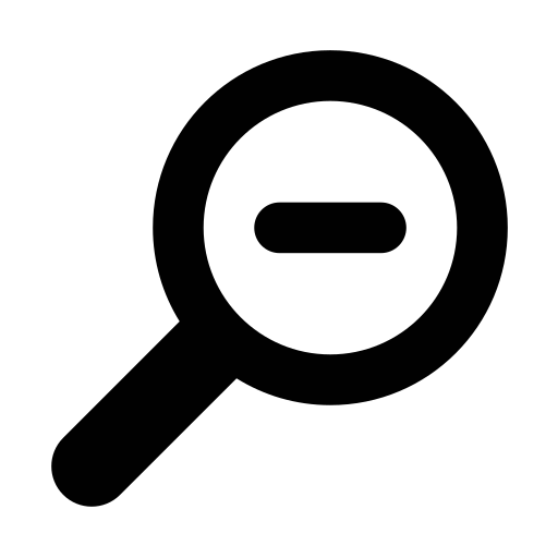Zoom, out icon