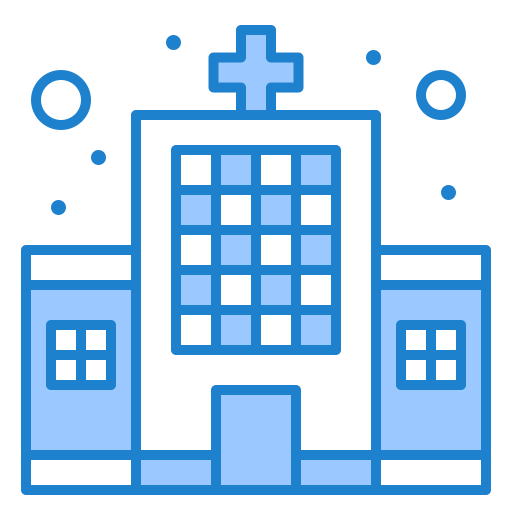 Building, care, clinic, health, hospital icon