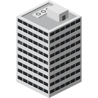 Building, skyscraper icon