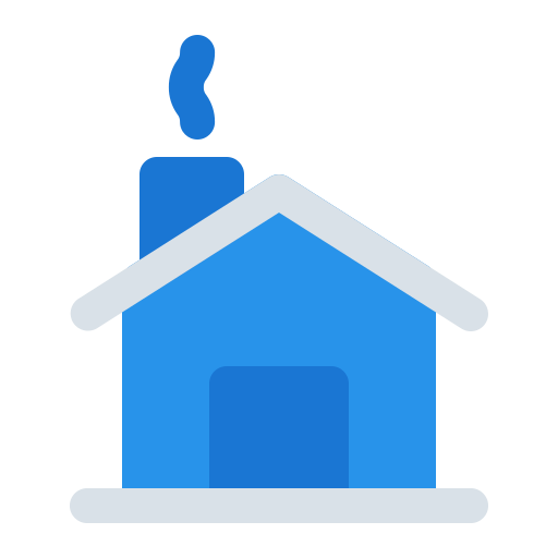 Building, home, house, menu, property, snow, winter icon