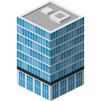 Building, skyscraper icon