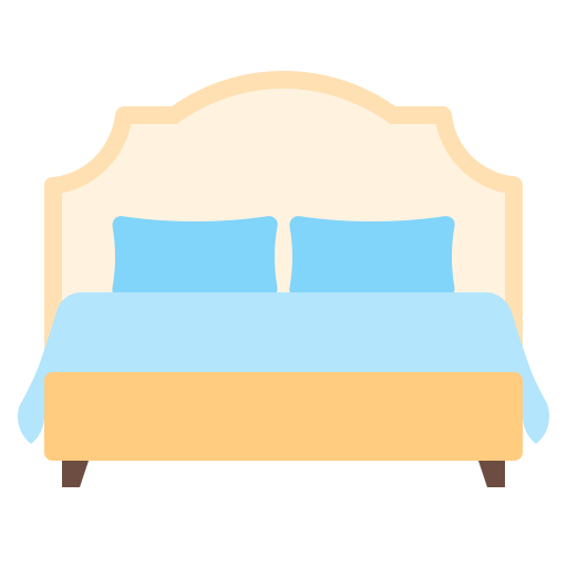 Bed, house, double, furniture, interior icon