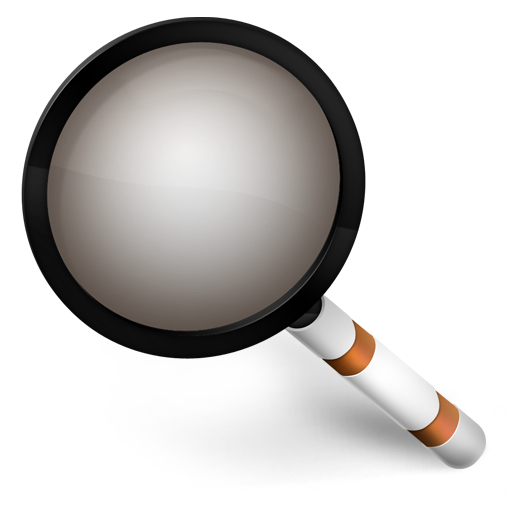 Orange, search icon