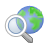 Earth, search icon