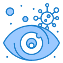 Eye,Infected,Search,View,Virus
