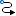 Arrow, with, ends, connector, curved, draw, stock icon