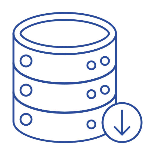 Data, backup, storage, database icon