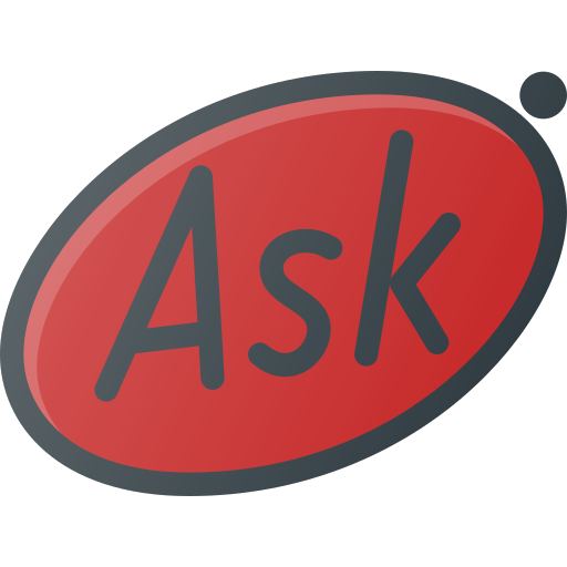 Ask, brand, brands, logo, logos icon