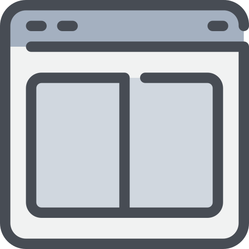 Browser, interface, layout, website icon